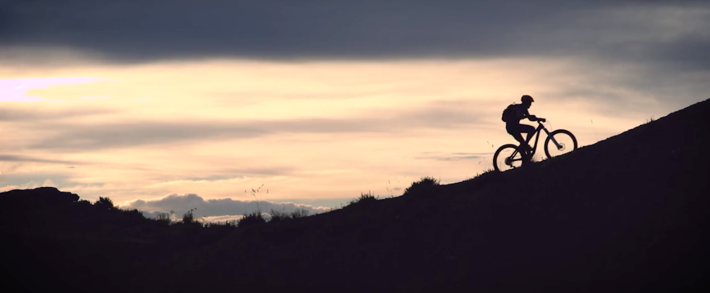 female athlete biking