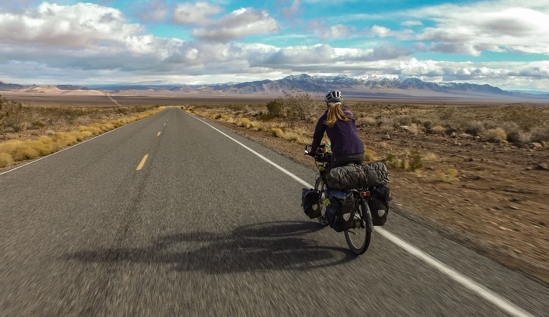 Female athlete Biking Adventure