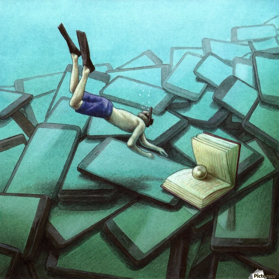 “Pearl.” The art in this blogpost is taken from Pawel Kuczynski , a satirical artist from Poland.