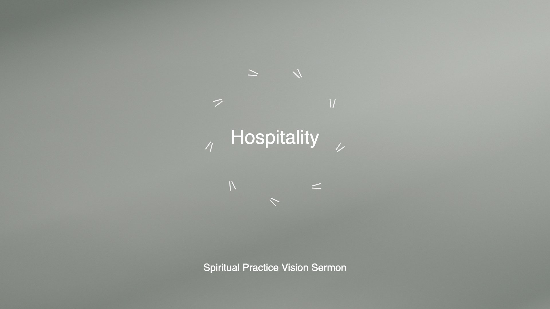 Jesus Hospitality: Open Lives and Open Tables