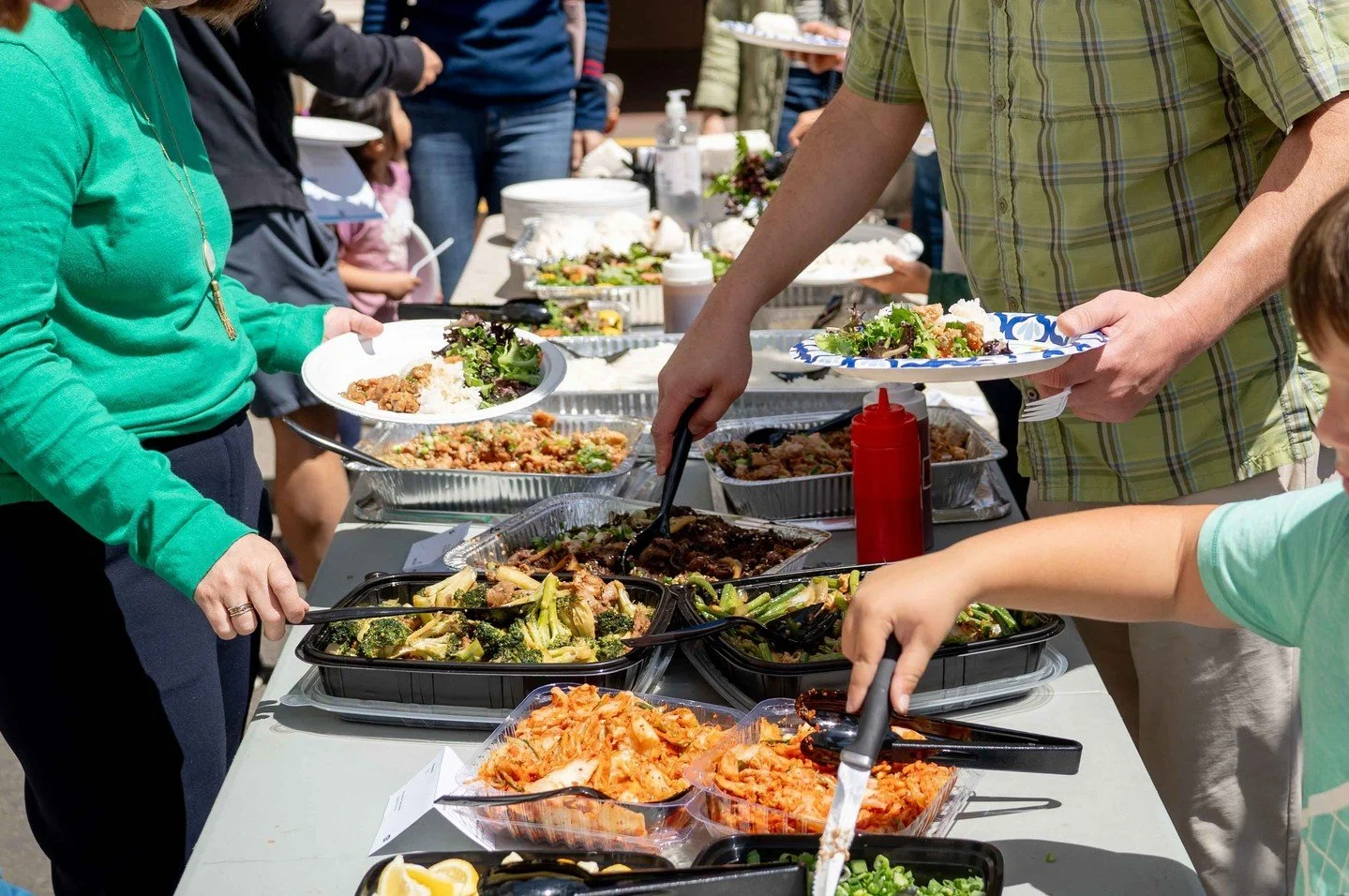 Once a month, our church community gathers for a meal after our morning service. As we eat good food and have rich conversation with others, we remember and long for the promise of an eternal banquet, where we will joyfully feast with God forever.

W