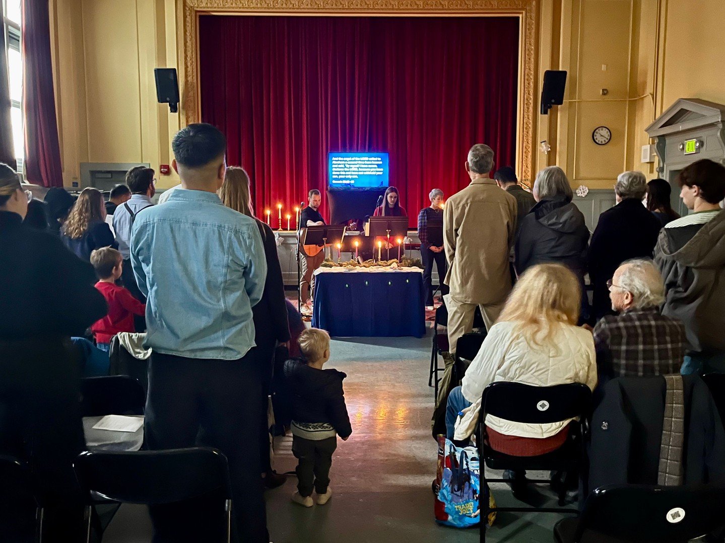 Our most recent Sunday gathering together on December 21st was such a lovely time. Our Lessons &amp; Carols service brought warmth and lightness in the midst of busyness and fatigue. And the meal afterwards was full of delicious food that represented