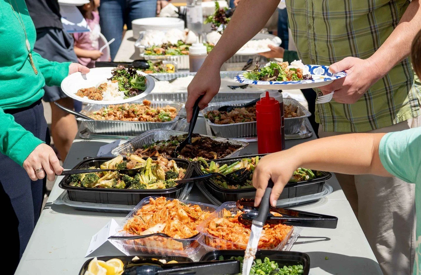 Our Call to Worship and Confession this past Sunday were written by a church member to honor &amp; engage with Asian American Pacific Islander Heritage Month this May. And after the service, we enjoyed delicious food from KoJa Kitchen as a way to cel