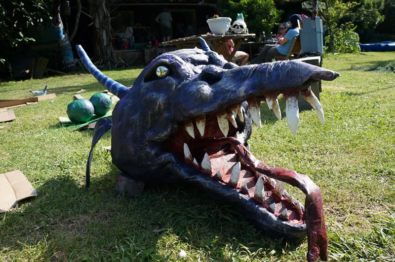 Sanctuary Sounds Music Festival - Dragon - Paper Mache