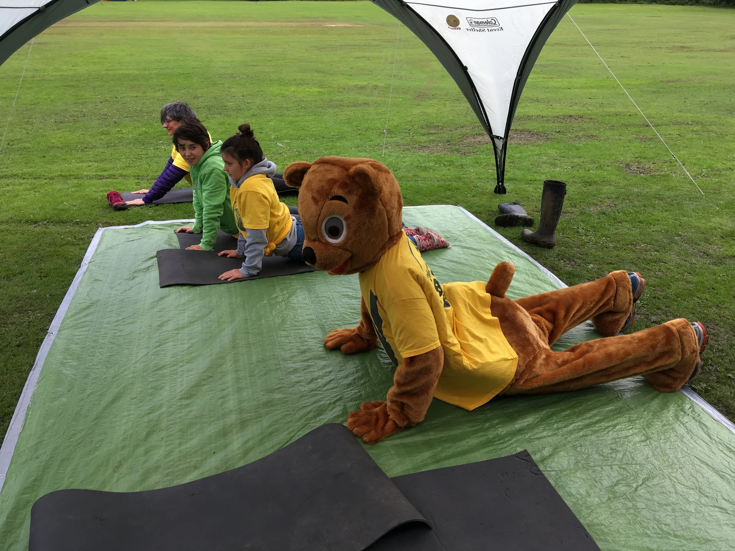 Yoga Challenge raises money for a pottery revamp