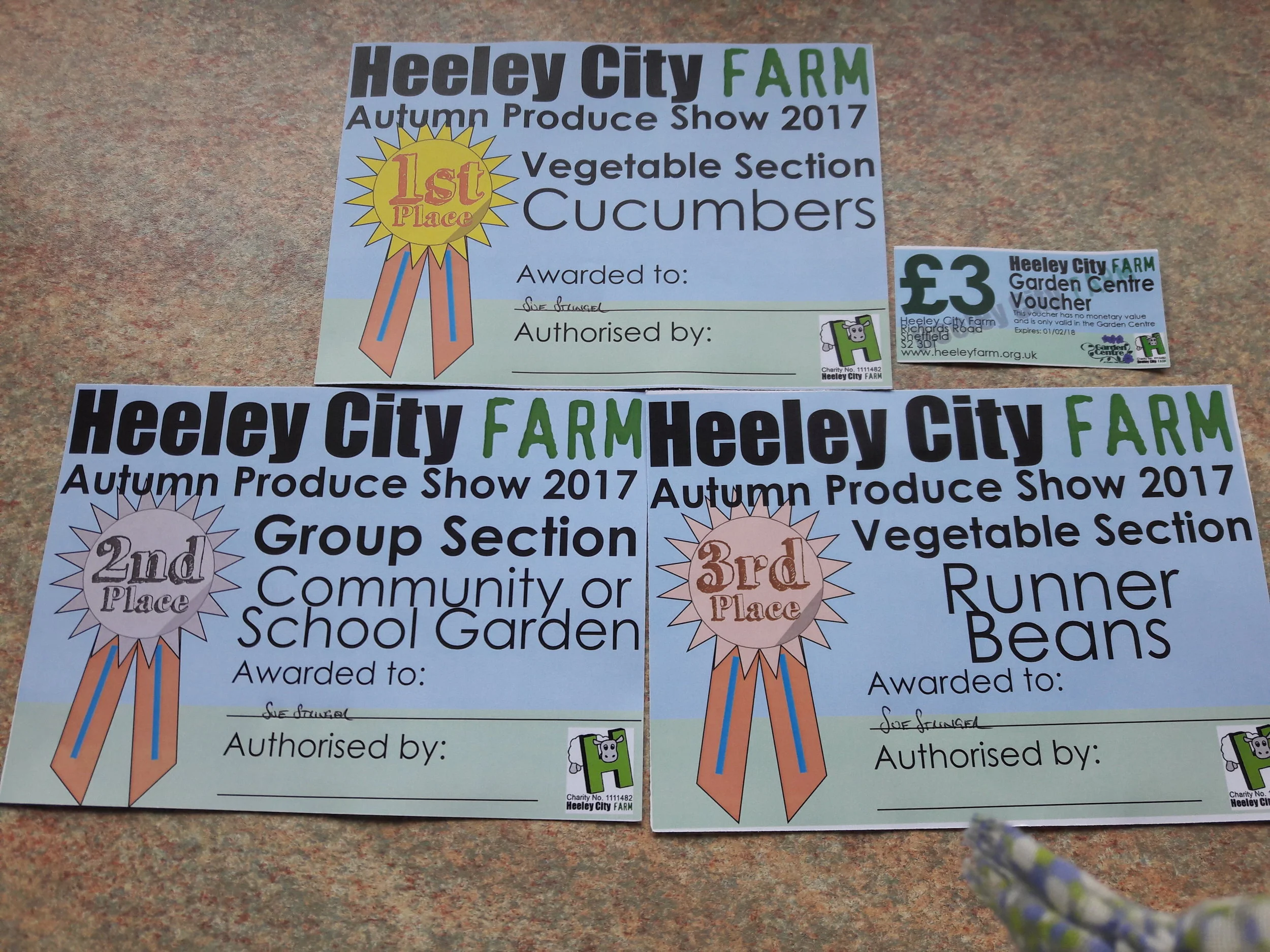 St Wilfrid’s vegetables scoop top prizes at local show