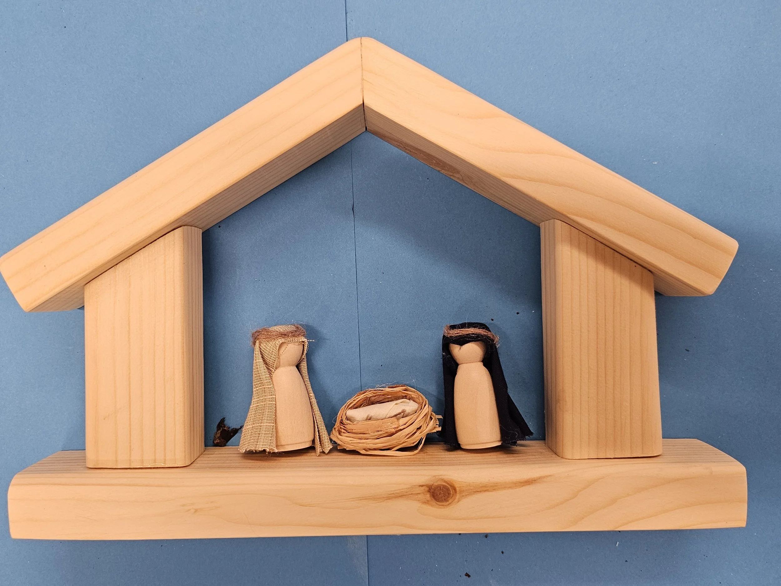 Wooden Nativity Set