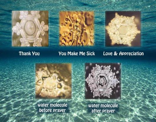 Through the 1990’s, Dr. Masaru Emoto performed a series of experiments observing the physical effect of words, prayers, music and environment on the crystalline structure of water. Emoto hired photographers to take pictures of water after being expo…