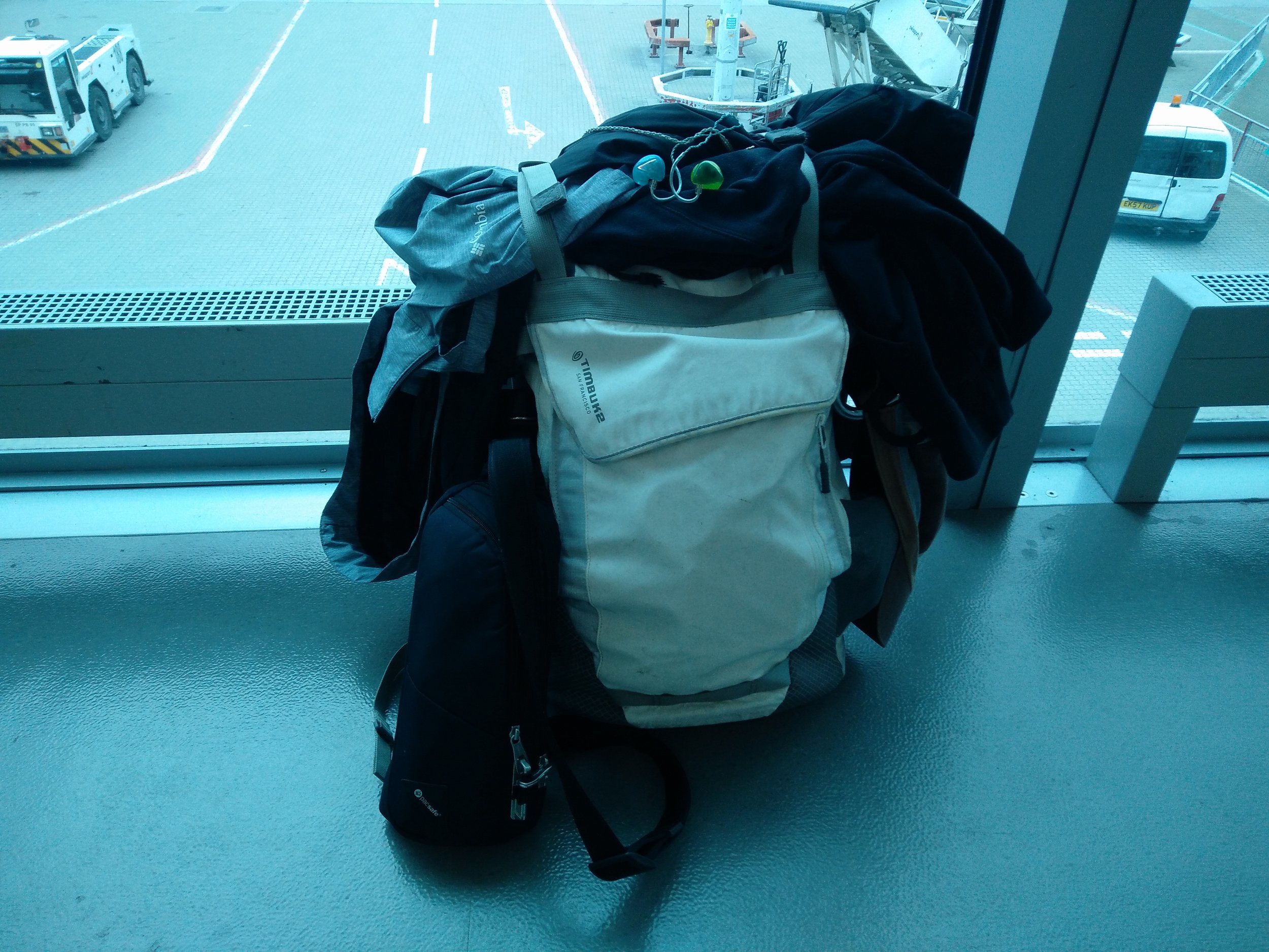 Trusty Carry-On and Day Pack.
