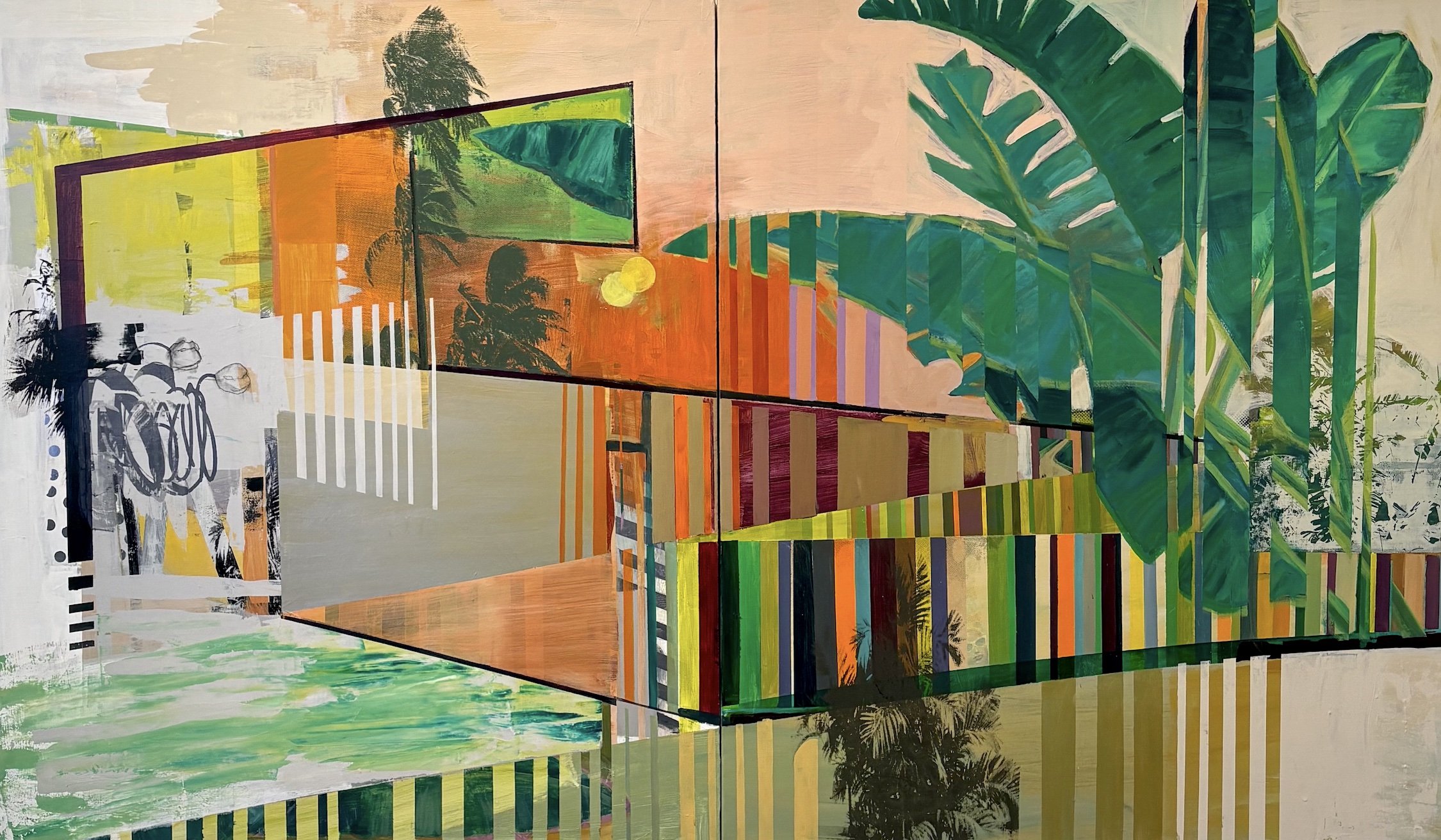 "The song of the Tulips" 56x96