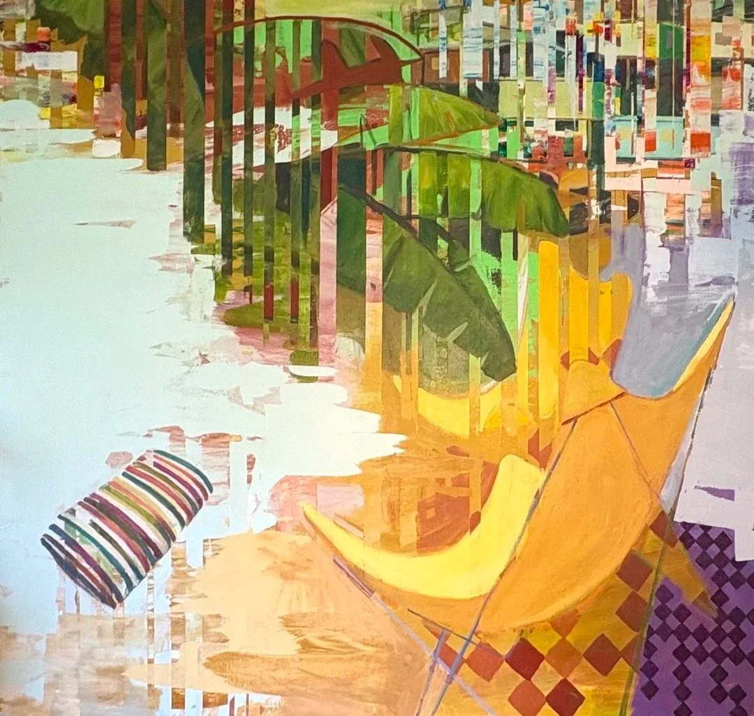 "My Private Garden", 50x50, acrylic on canvas