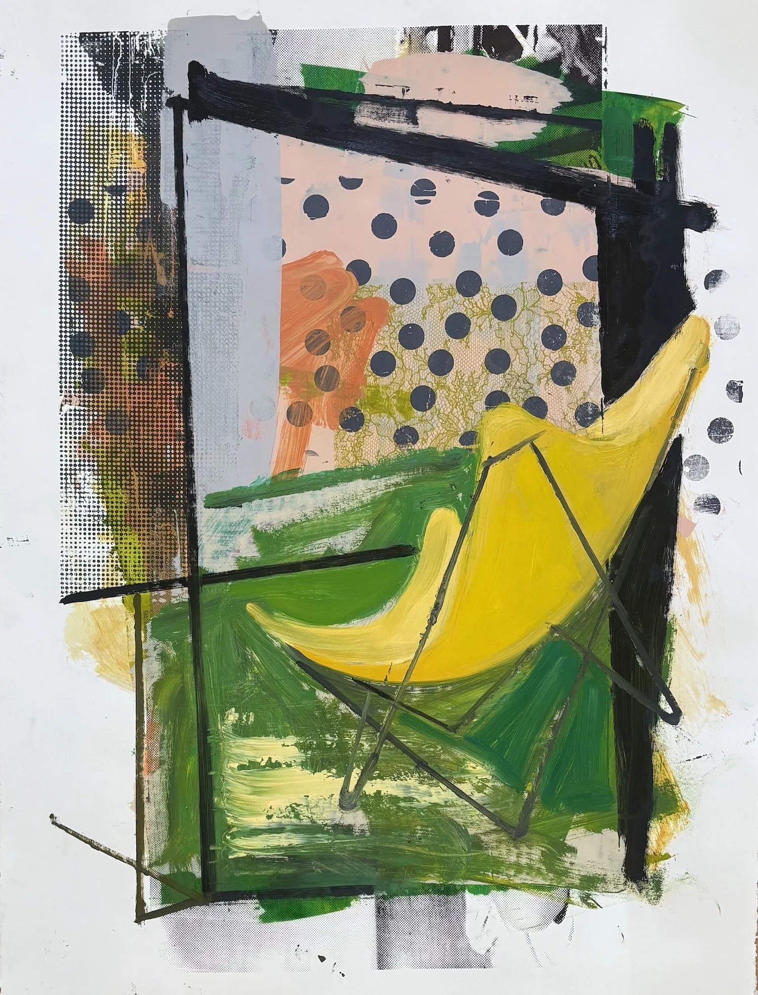 #2, "The Chair Series", 30x22, oil on paper