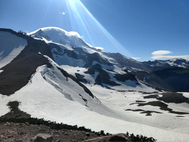 Frying Pan Gap, the highpoint on the Wonderland Trail around Mt. Rainier