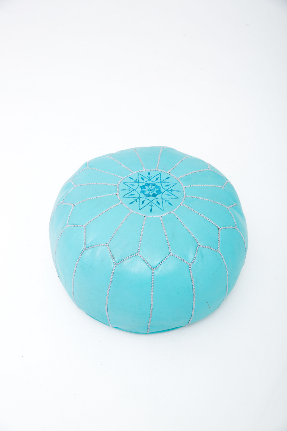 Bubblegum Blue Pouf