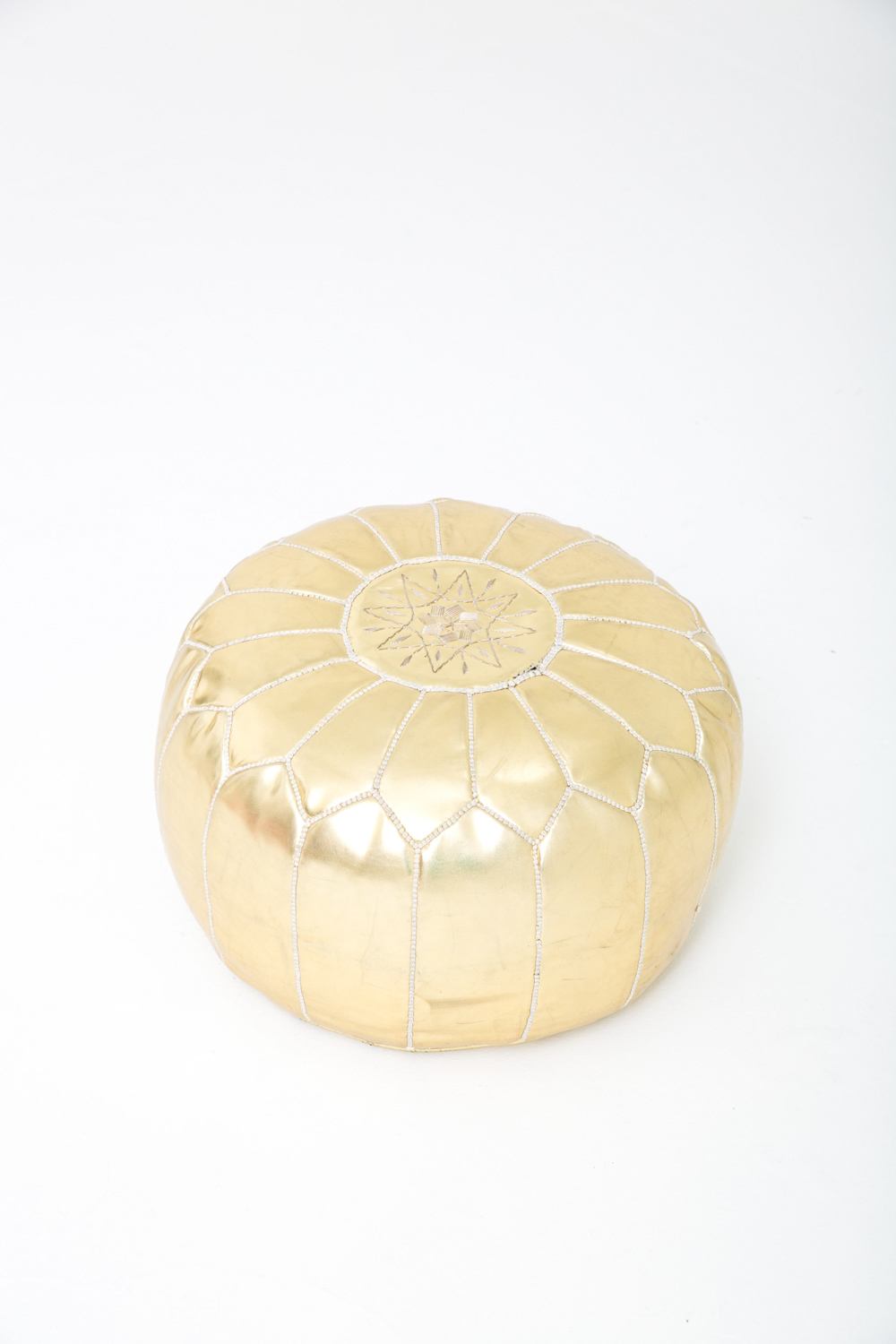 Gold Pouf