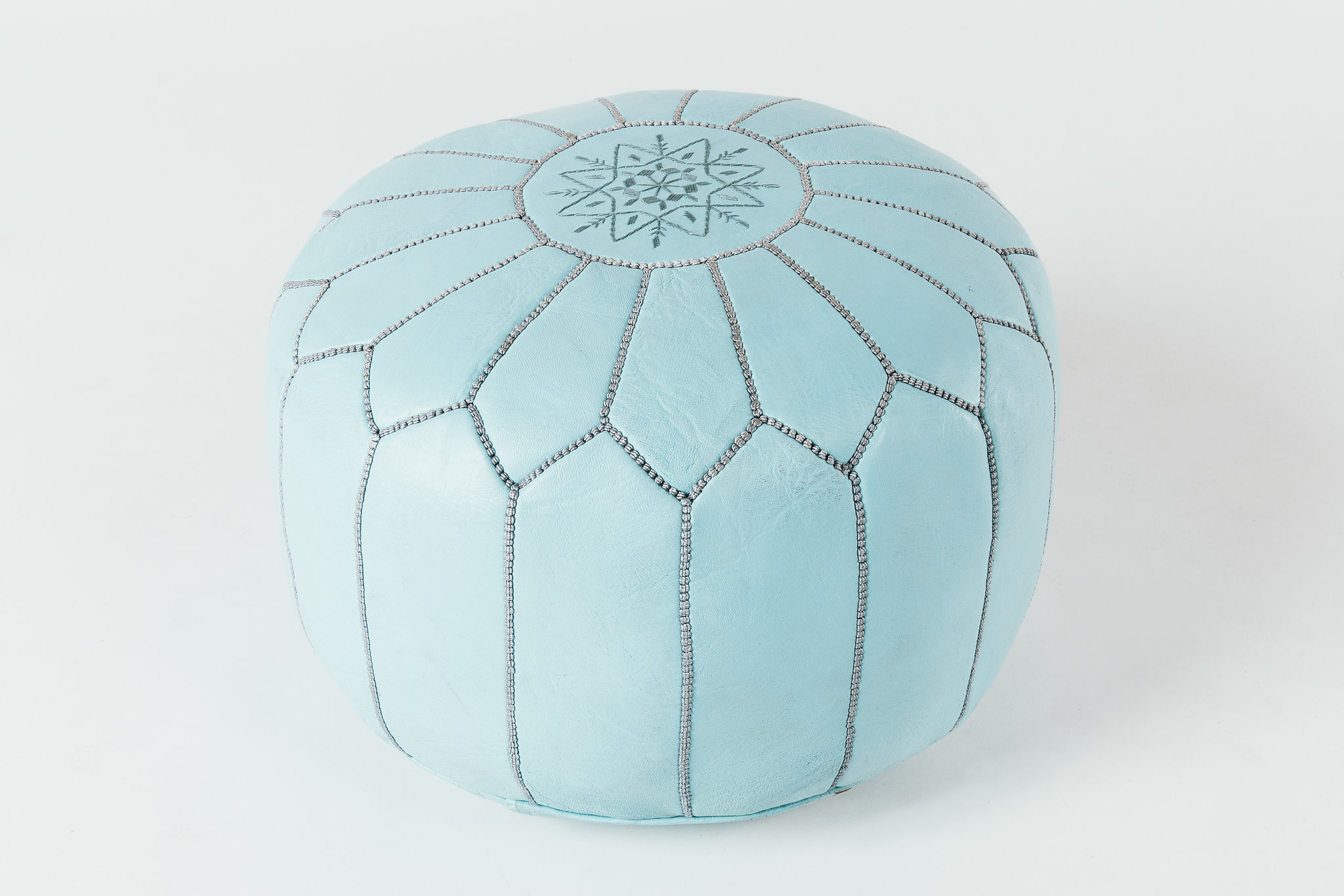 Light Blue Pouf