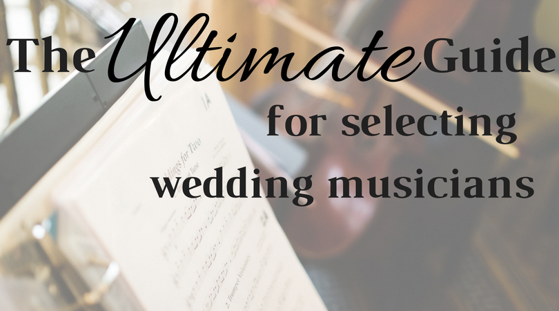 The ultimate guide to selecting wedding musicians by White Pines Entertainment. Background image captured by Jeffrey Lewis Bennett of Jeffrey Bennett Photography