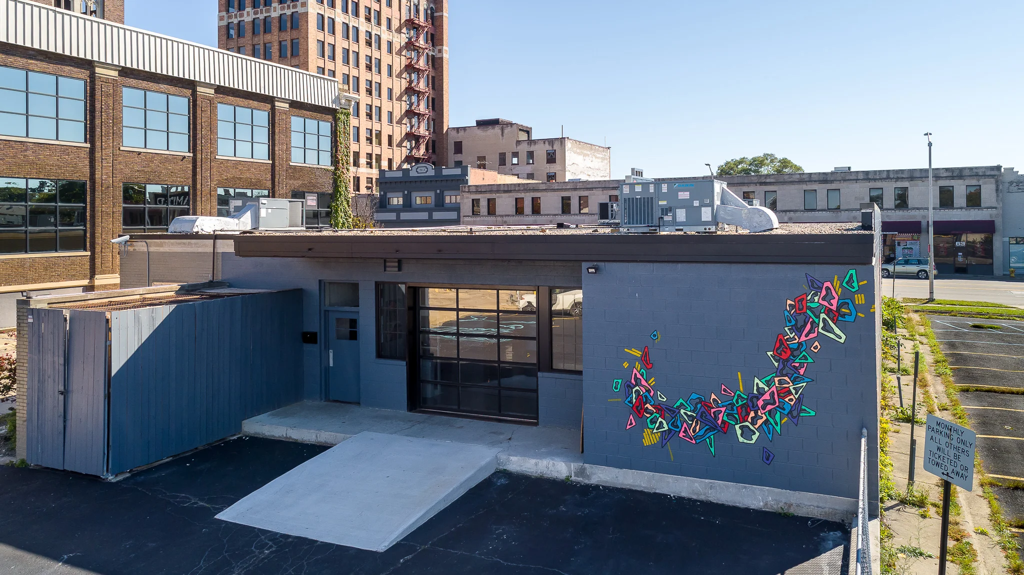 LBI Limited exterior mural, (Pontiac, MI), 2018