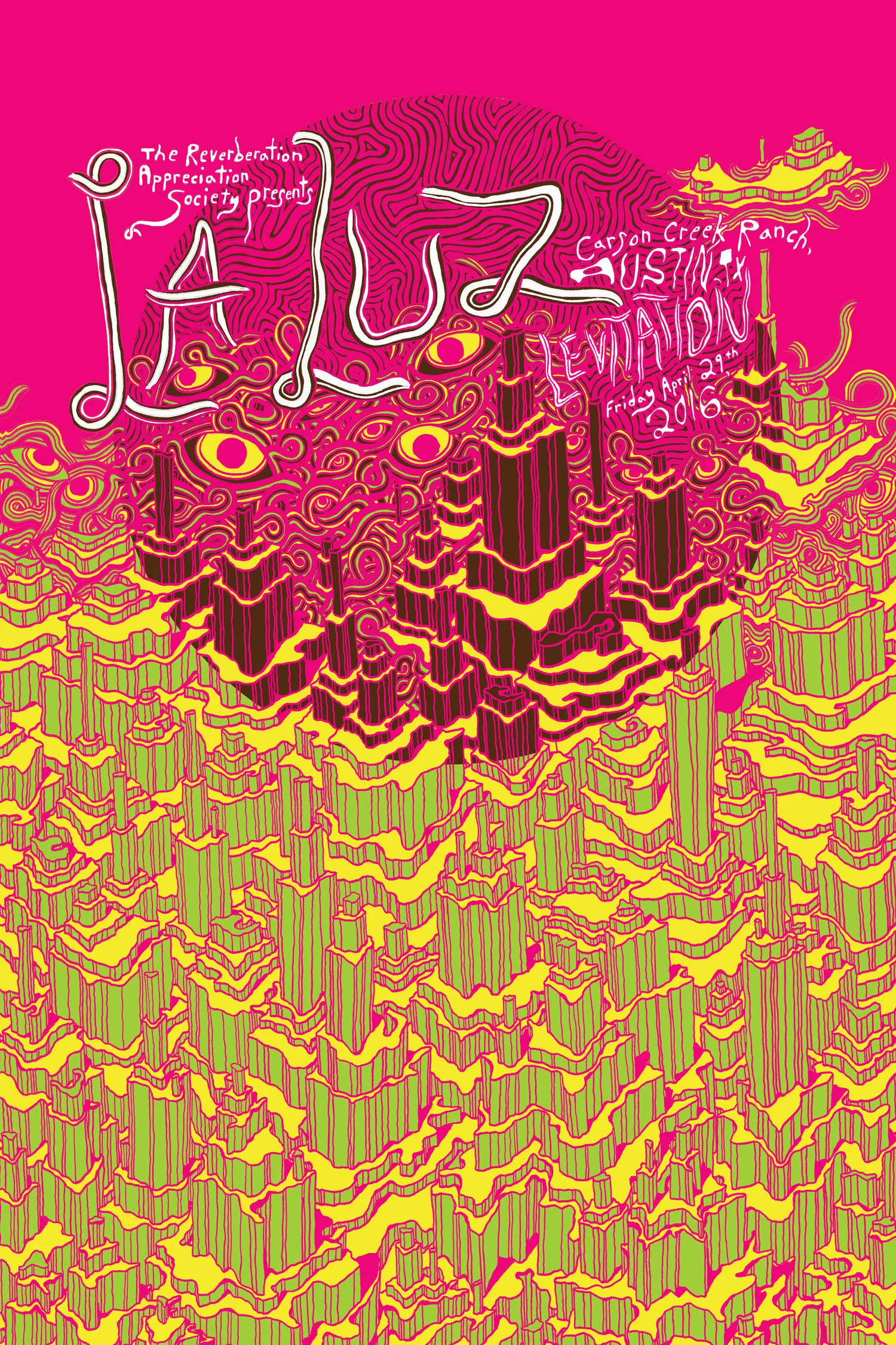 La Luz Gig Poster