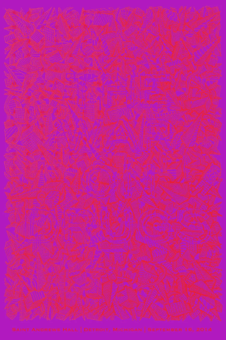 The War on Drugs Gig Poster