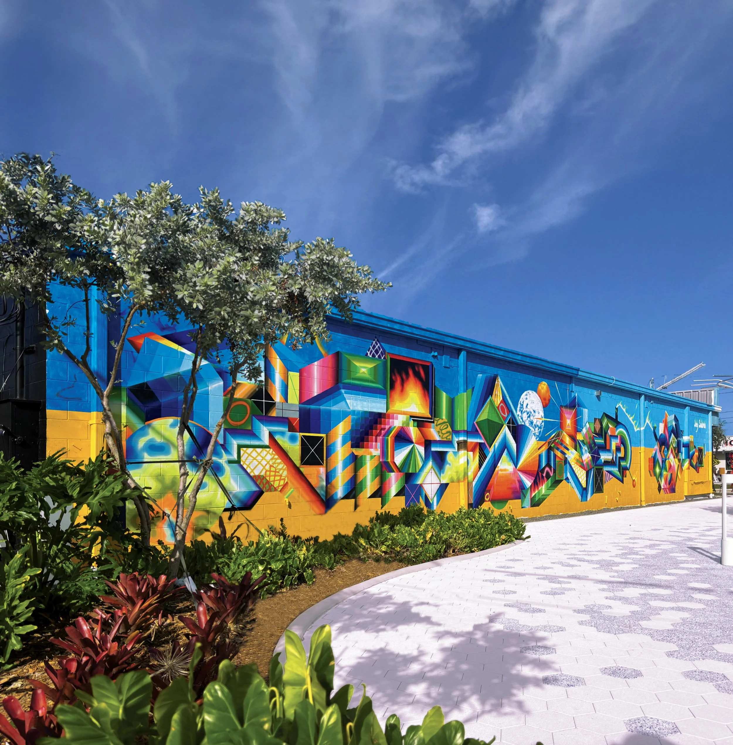 Untitled mural for PINC Experience (Sarasota, FL) 2025