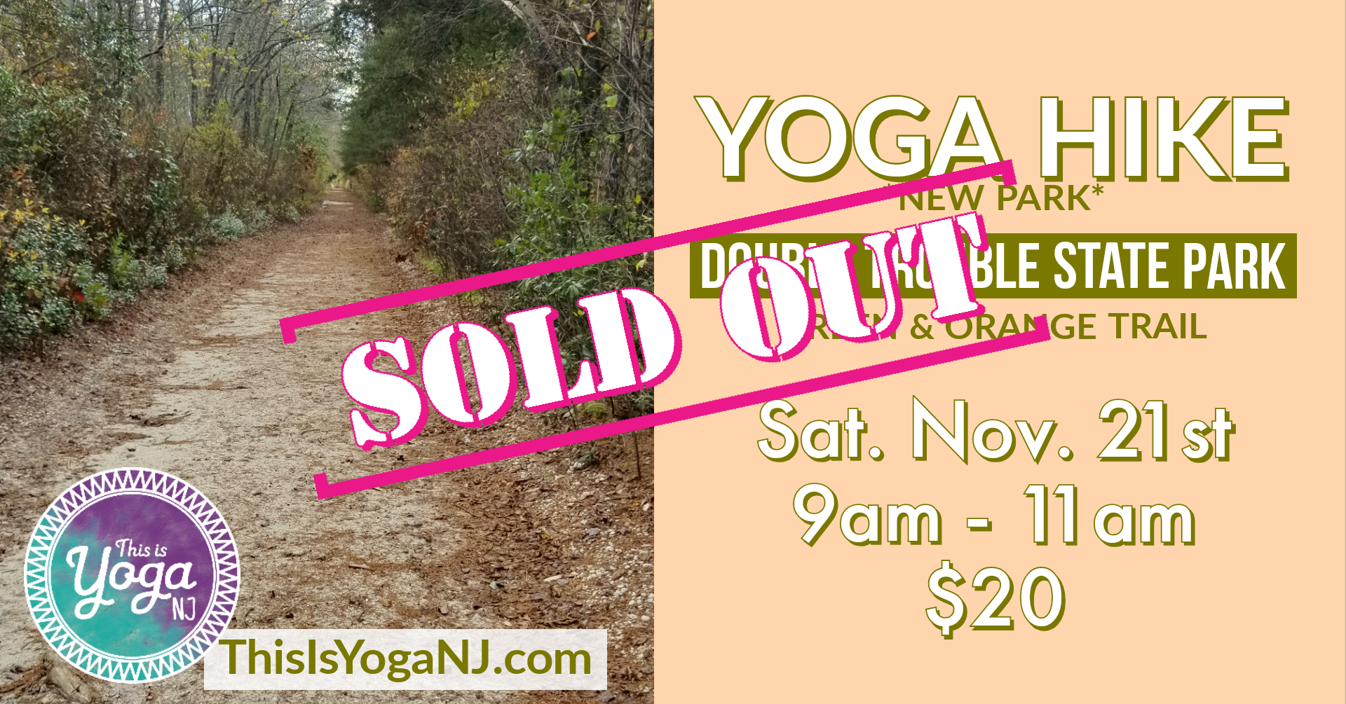 Yoga Hike Double Trouble State Park This Is Yoga