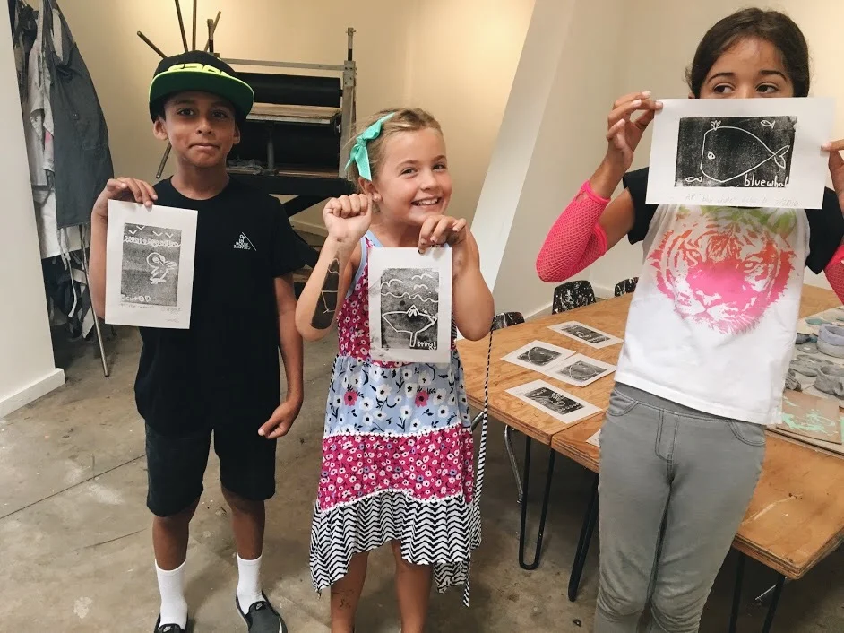 Underwater Zinc Plate Prints
