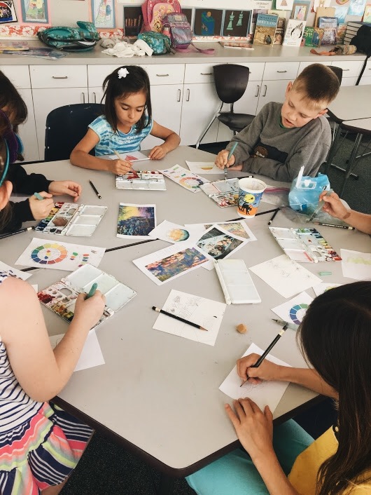 Monet & Color Wheel Studies