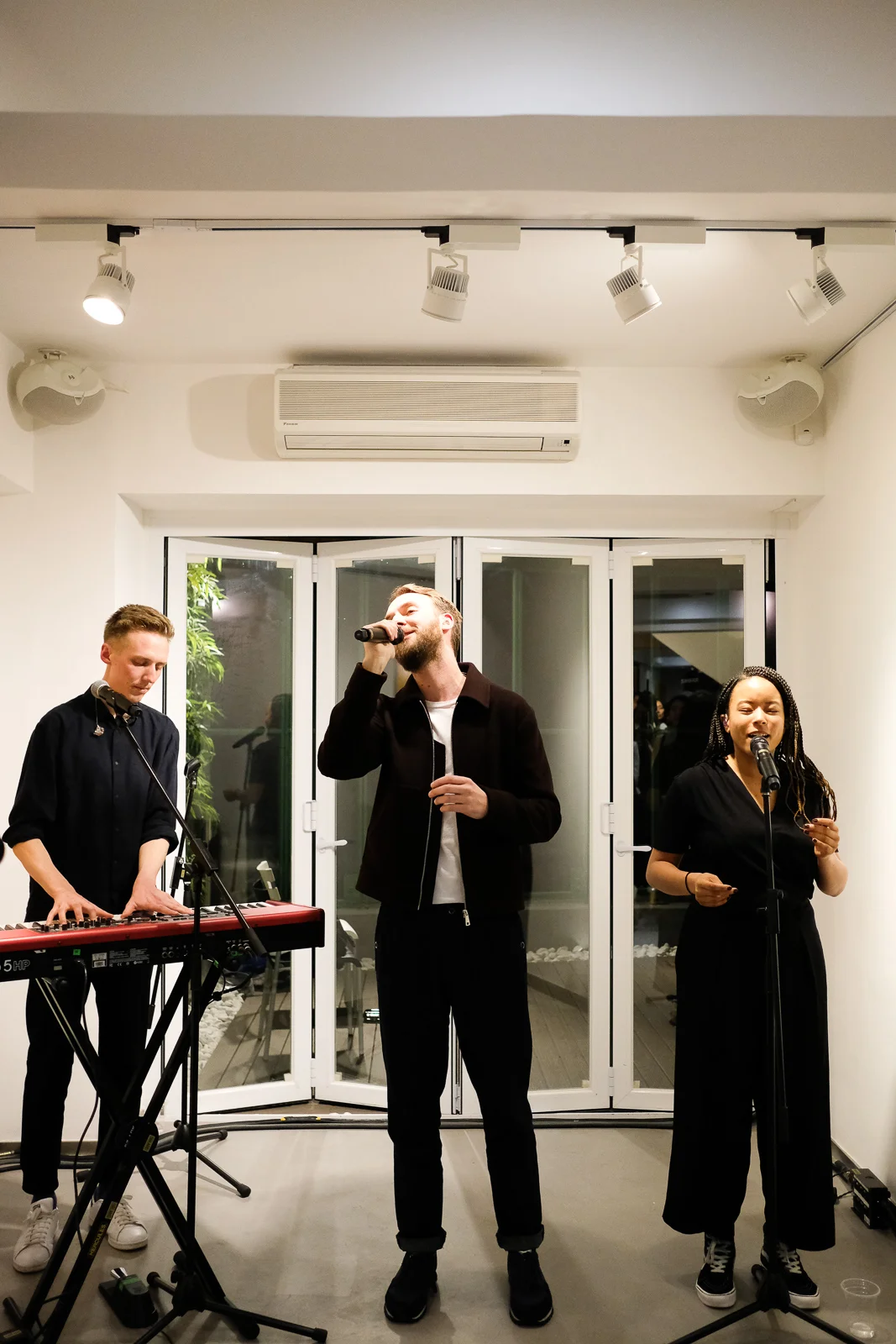 James, Andy and Naomi