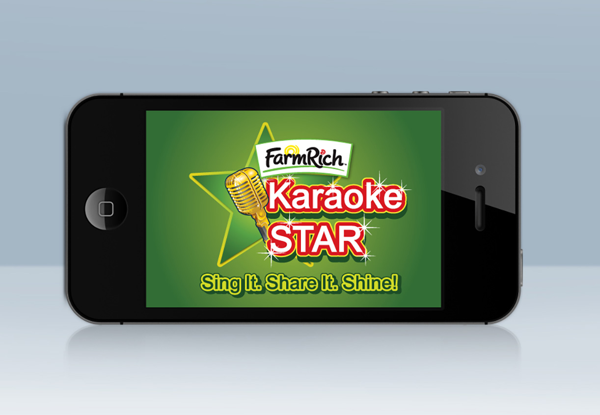 We even created a karaoke app that allowed Farm Rich fans to share their version of the jingle.