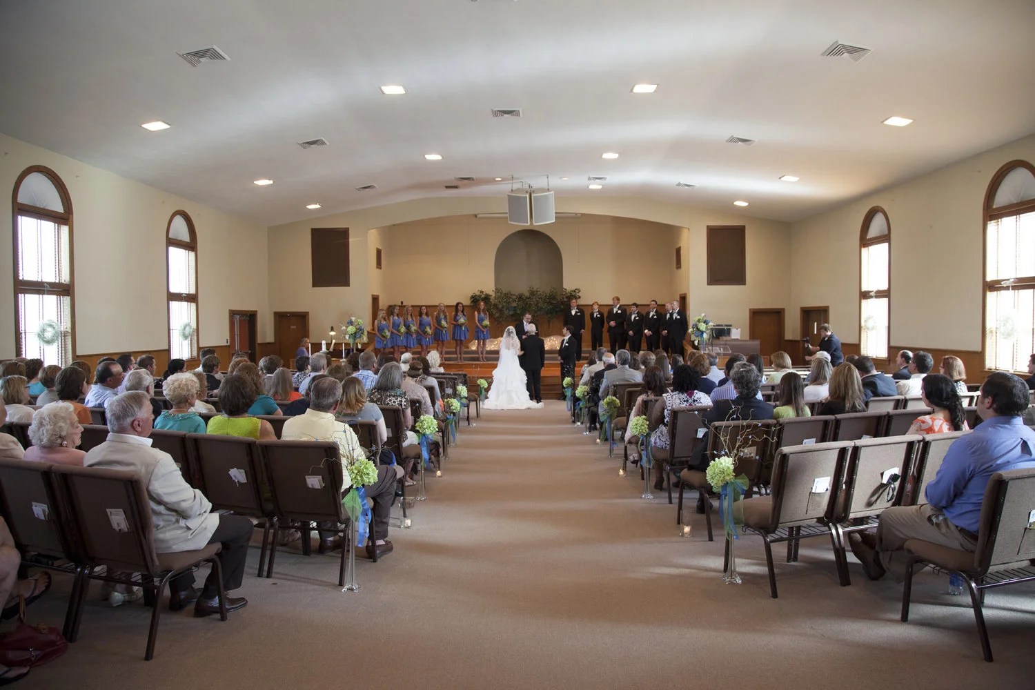 They got married at the same church that Desire's parents got married in ...