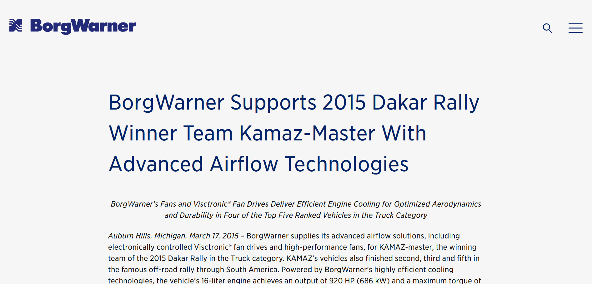BorgWarner press release KAMAZ.png
