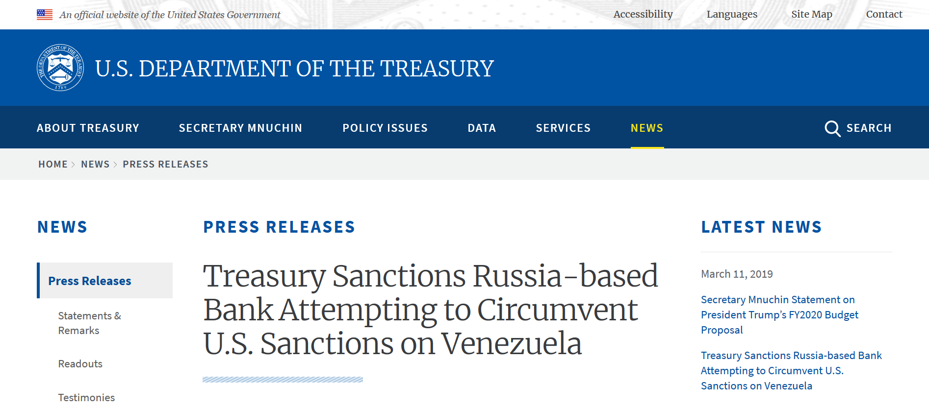 Venezuela sanctions March 11th 2019 Russian banks.png
