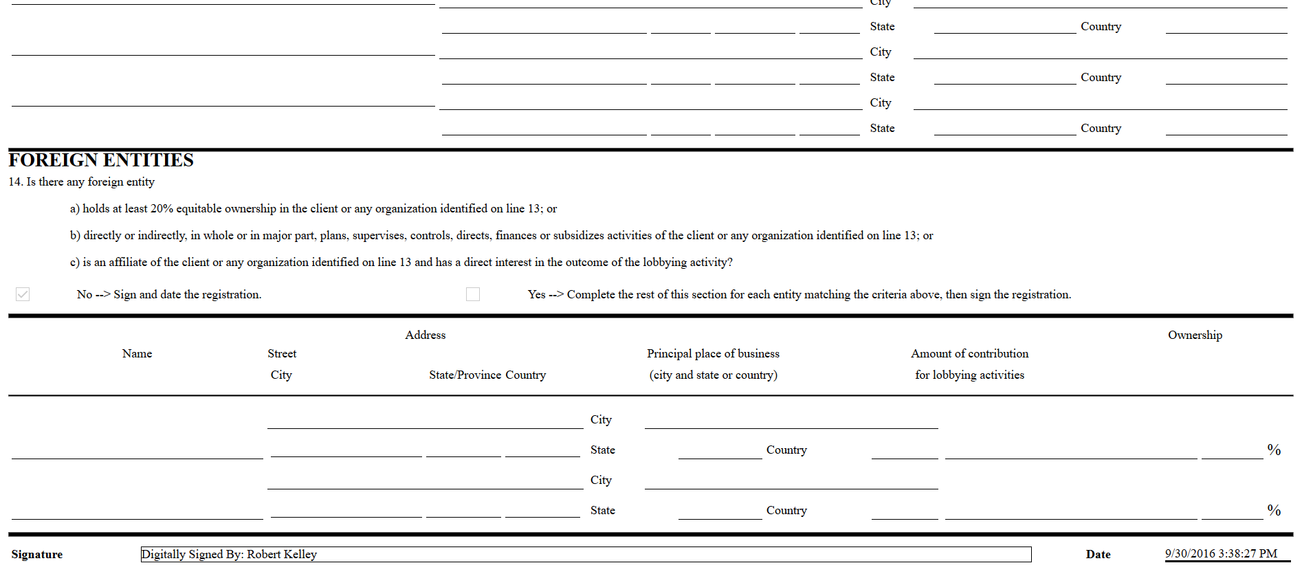 Flynn lobbying app signed by Robert Kelley.png