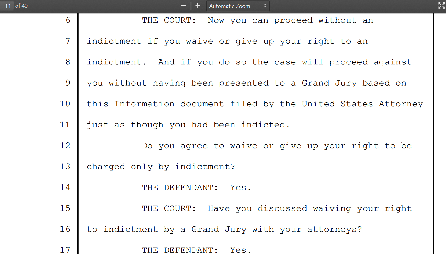 Mikerin waived right to an indictment page eleven.png