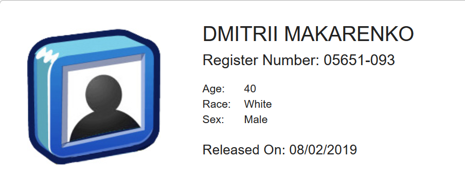 Makarenko+released+Aug+2nd+2019+BOP+inmate+locator+update.png