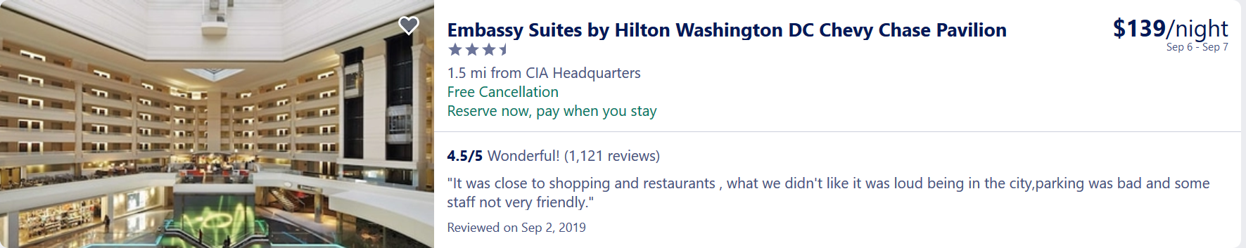 Hilton to CIA is a mile and a half.png