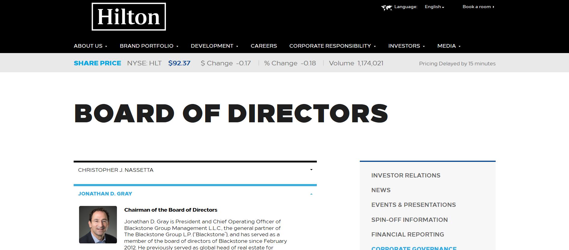 Hilton Bd of Directors Blackstone Group Jonathan Gray Chrm CFO.png