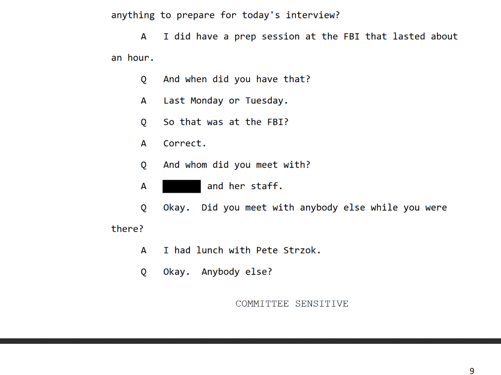 Giacalone Interview page nine lunch with Strzok.png