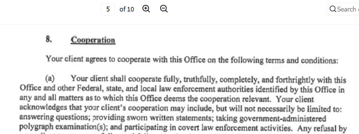 Flynn covert activities Section Eight (a) page five.png