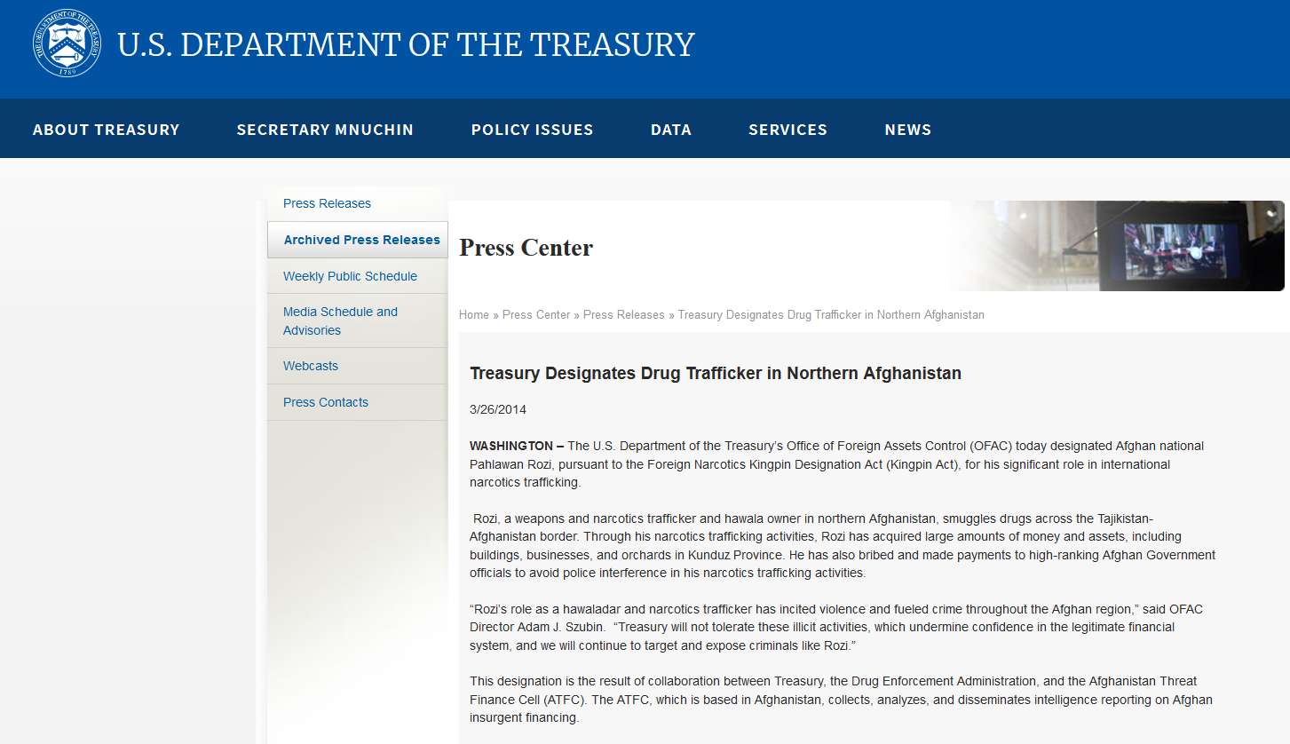 Treasury Afghan PR March 26th 2014.png