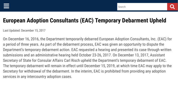 https://travel.state.gov/content/travel/en/News/Intercountry-Adoption-News/European-Adoption-Consultants-Temporary-Debarment-Upheld.html