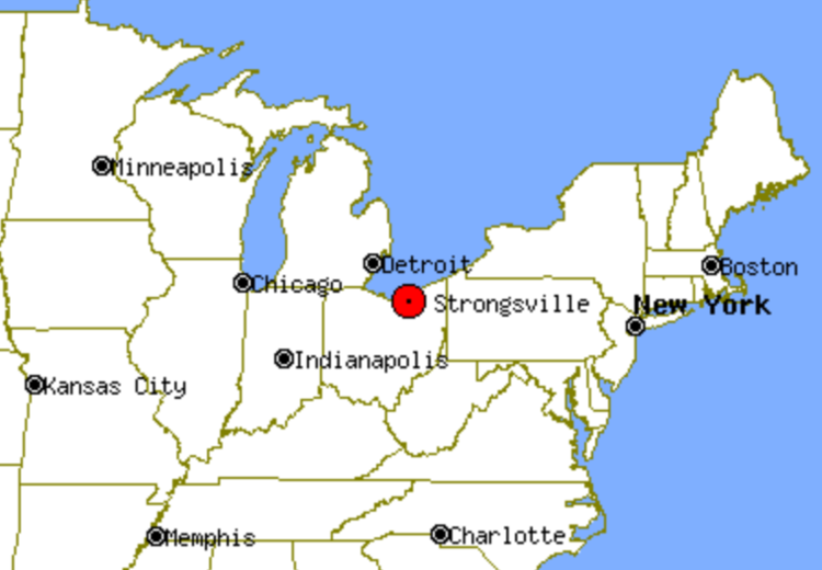 Strongsville RED DOT map.png