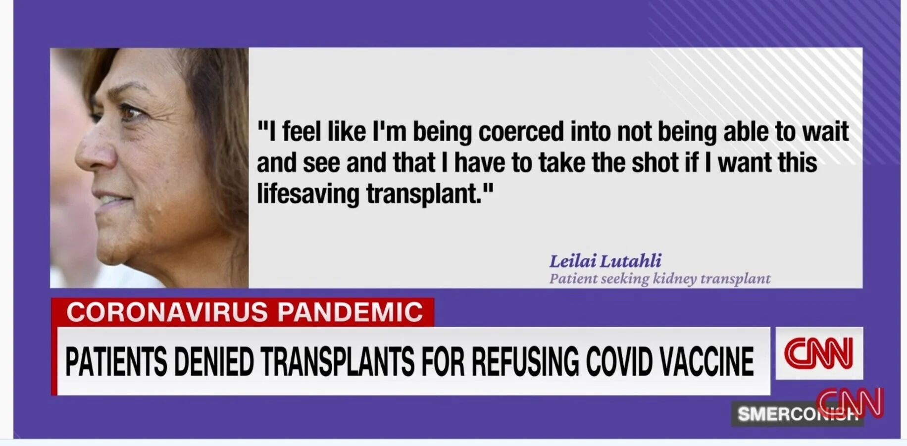 Are hospital policies requiring COVID shots for transplant patients and donors legal?