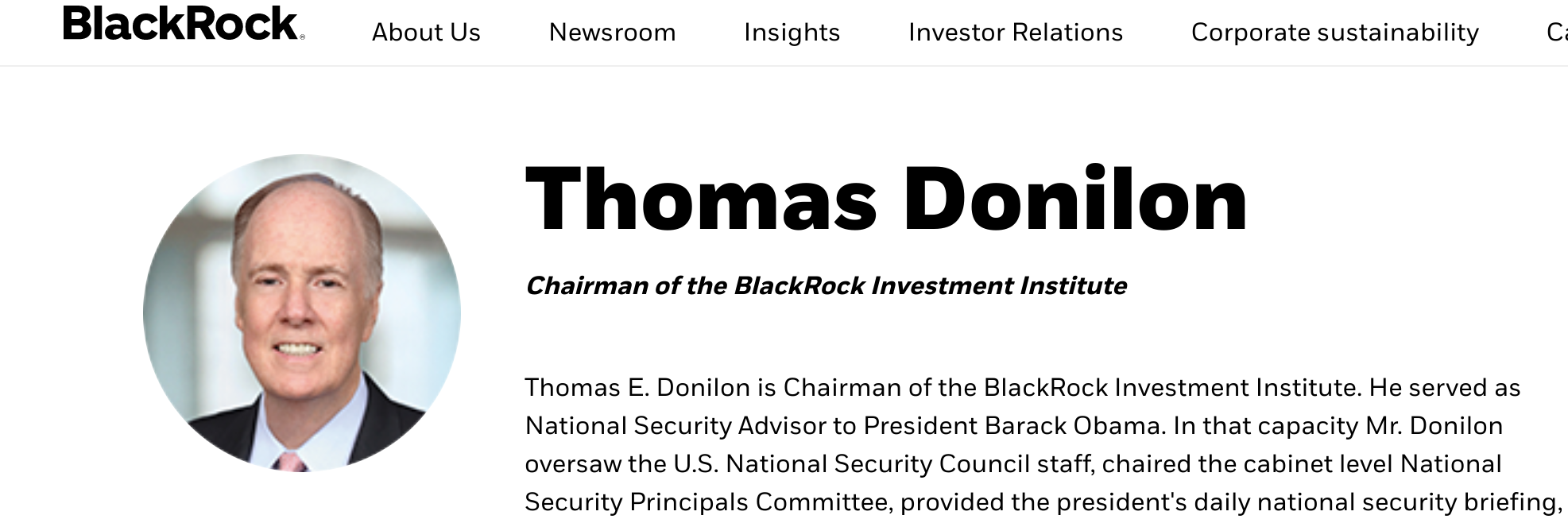 Biden’s key advisor, BlackRock’s Tom Donilon, is making money putting truckers out of business