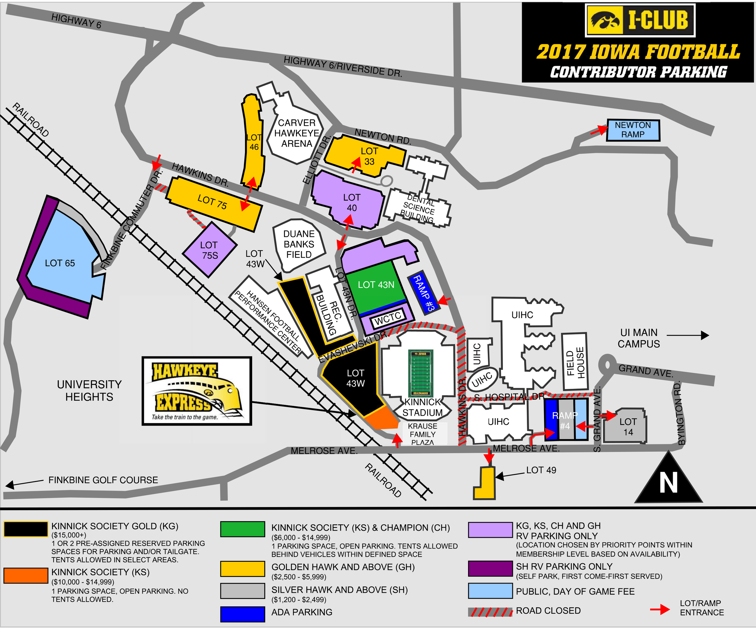 Iowa Football Seating Chart