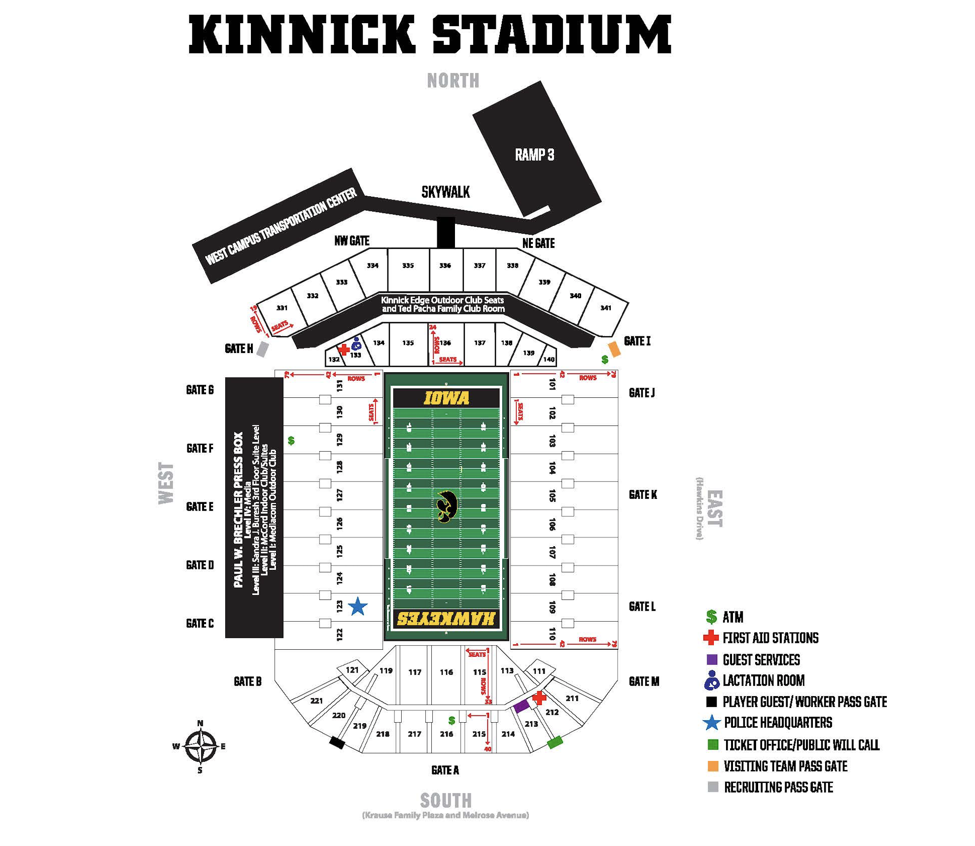 University Of Iowa Football Stadium Seating Chart