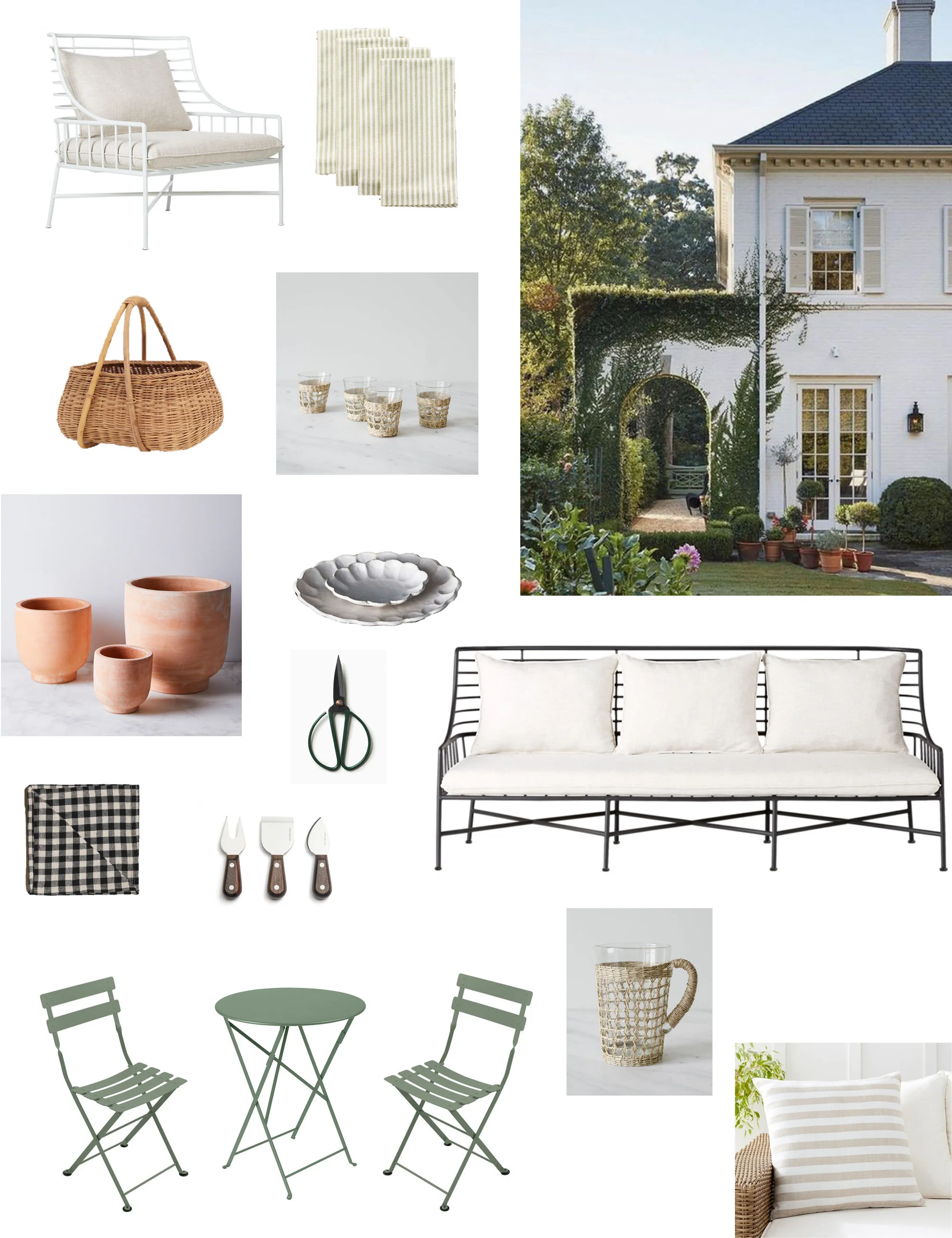 replacement glass for martha stewart patio tables on Outdoor Styling English Garden L W Studio