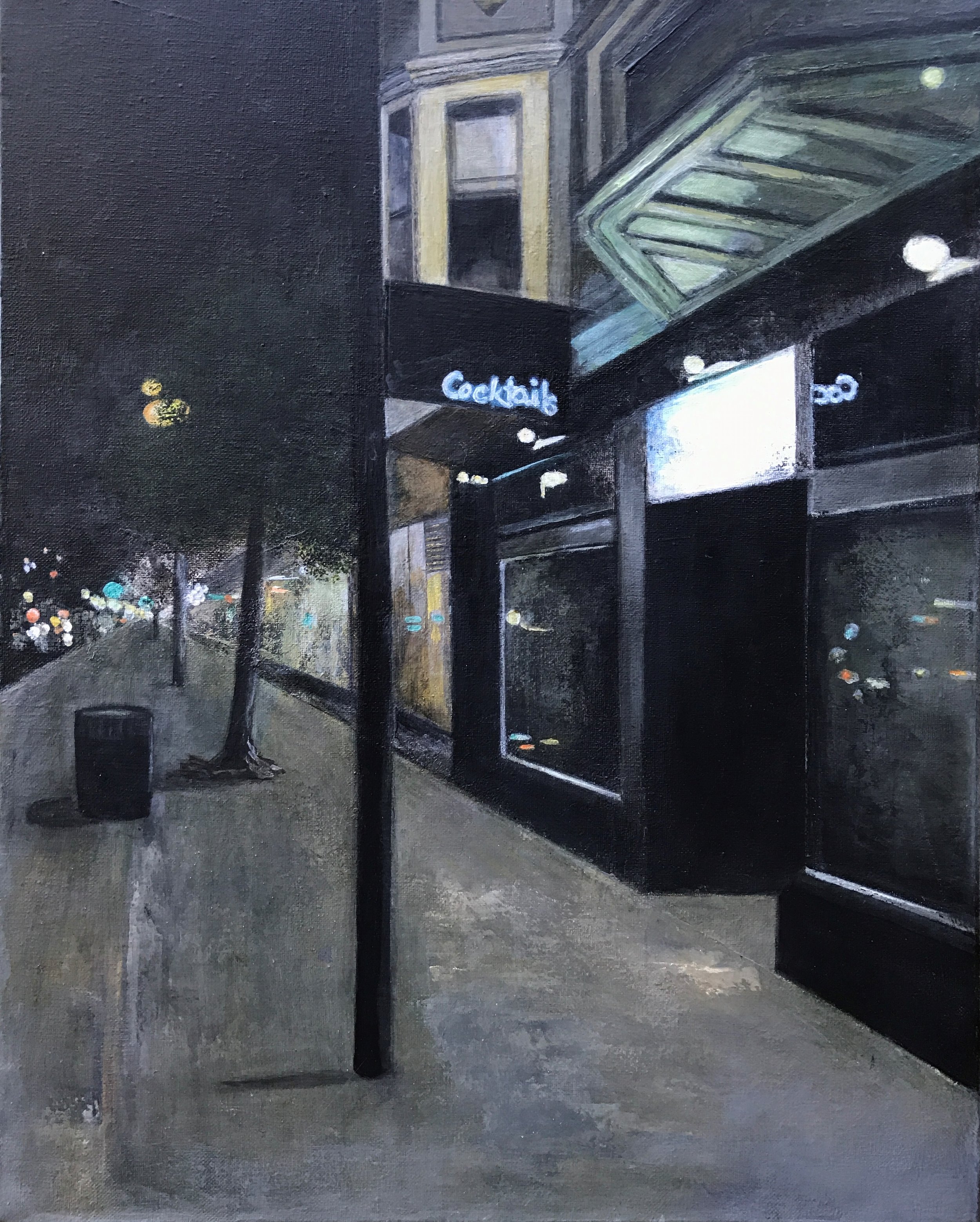 Valencia Midnight | 20x16 | $960 framed