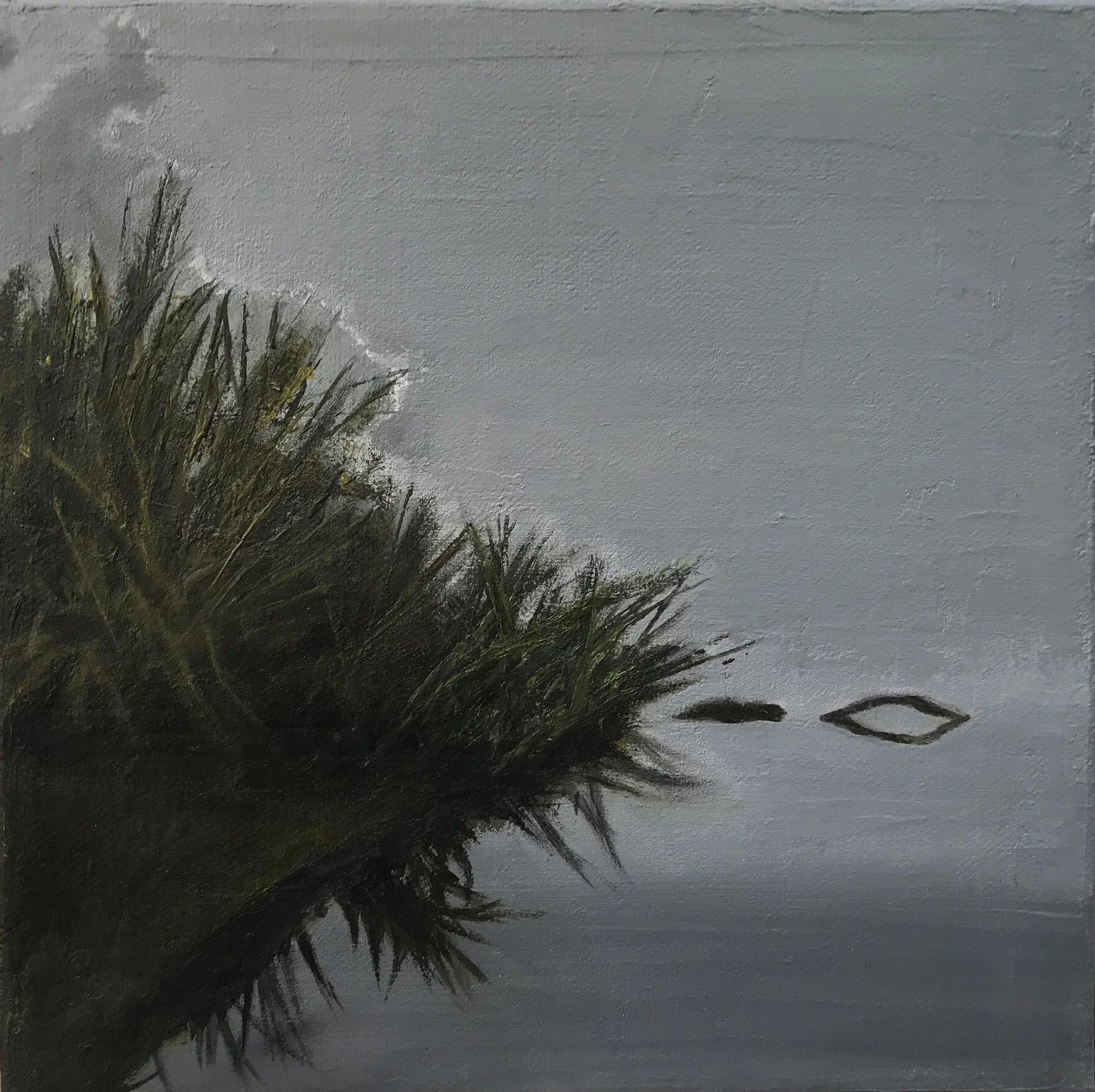 Foggy Marsh: Overcast | 8x8 | SOLD